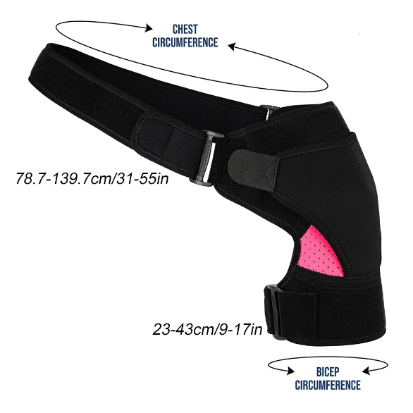 Adjustable Shoulder Support Brace with Breathable Neoprene Compression