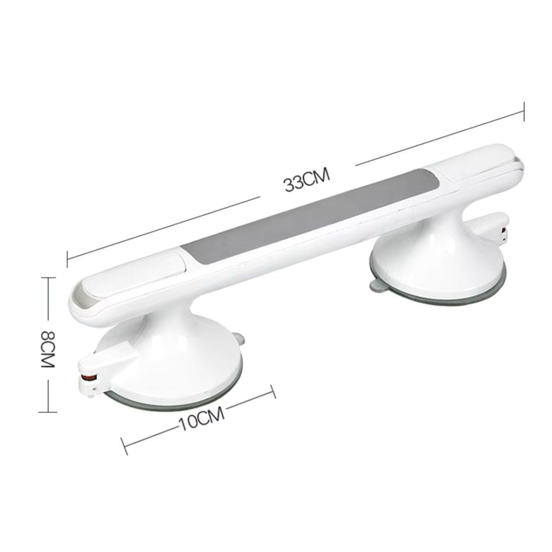 Bathroom Grab Bar with Anti Slip Grip and Suction Cup Safety Locks