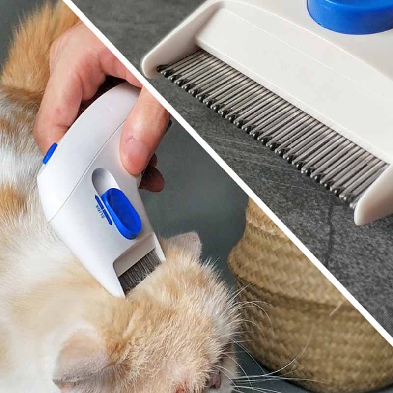 Electric Flea and Tick Remover Comb – Chemical-Free Pet Grooming Tool