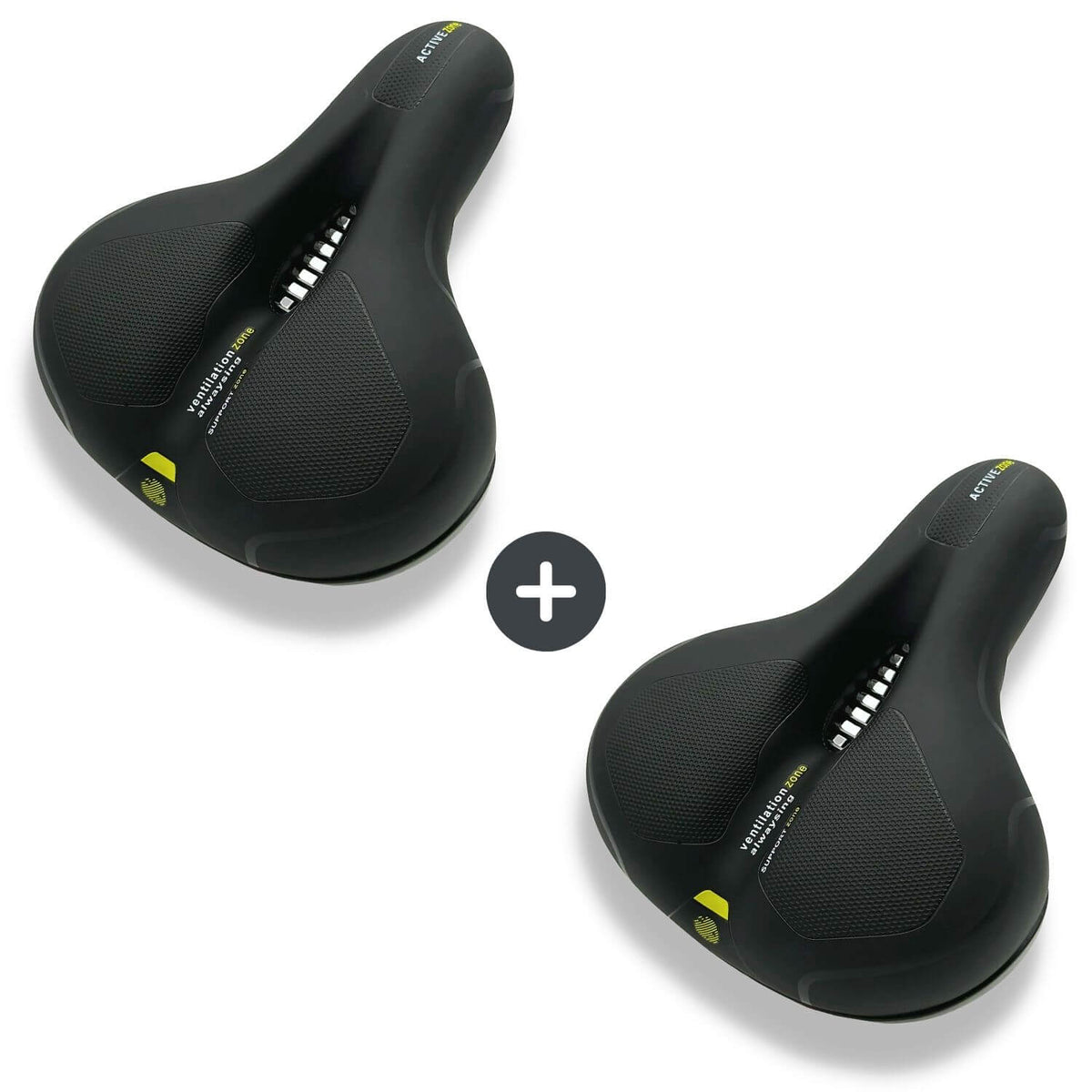 Ergonomic Bicycle Seat with Memory Foam and Vibration-Dampening Gel
