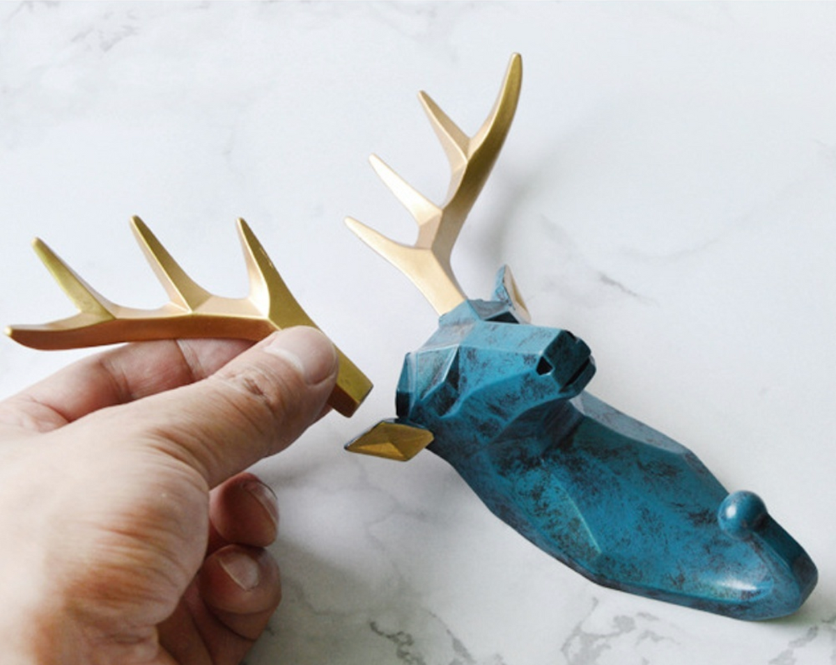 Geometric Animal Wall Hooks for Coats, Bags and Accessories