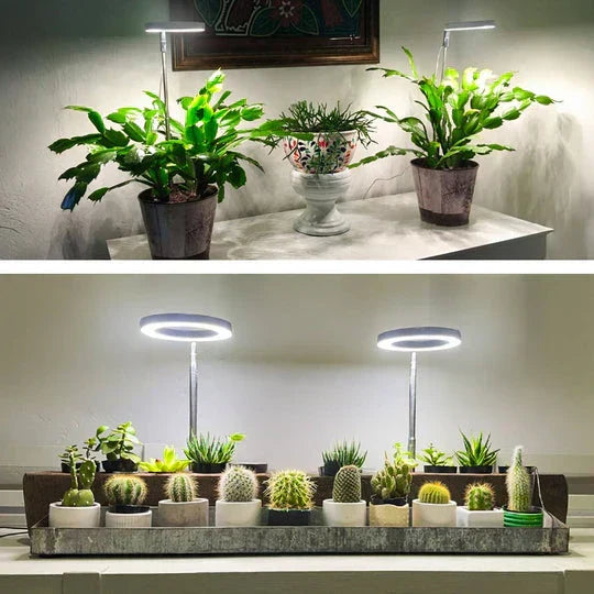 GrowGlow Adjustable LED Plant Lamp Full Spectrum Grow Light