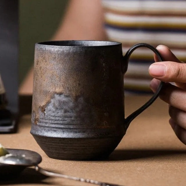 Handmade Rustic Ceramic Mug for Coffee, Tea and Hot Drinks