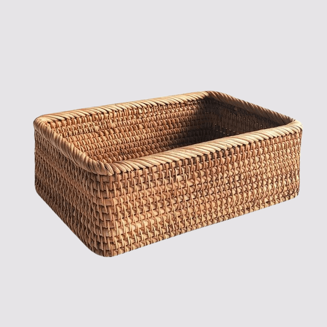 Handwoven Rattan Storage Baskets for Stylish Home Organisation
