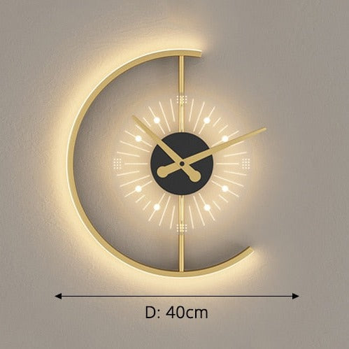 LED Wall Clock with Minimalist Design and Neutral White Display