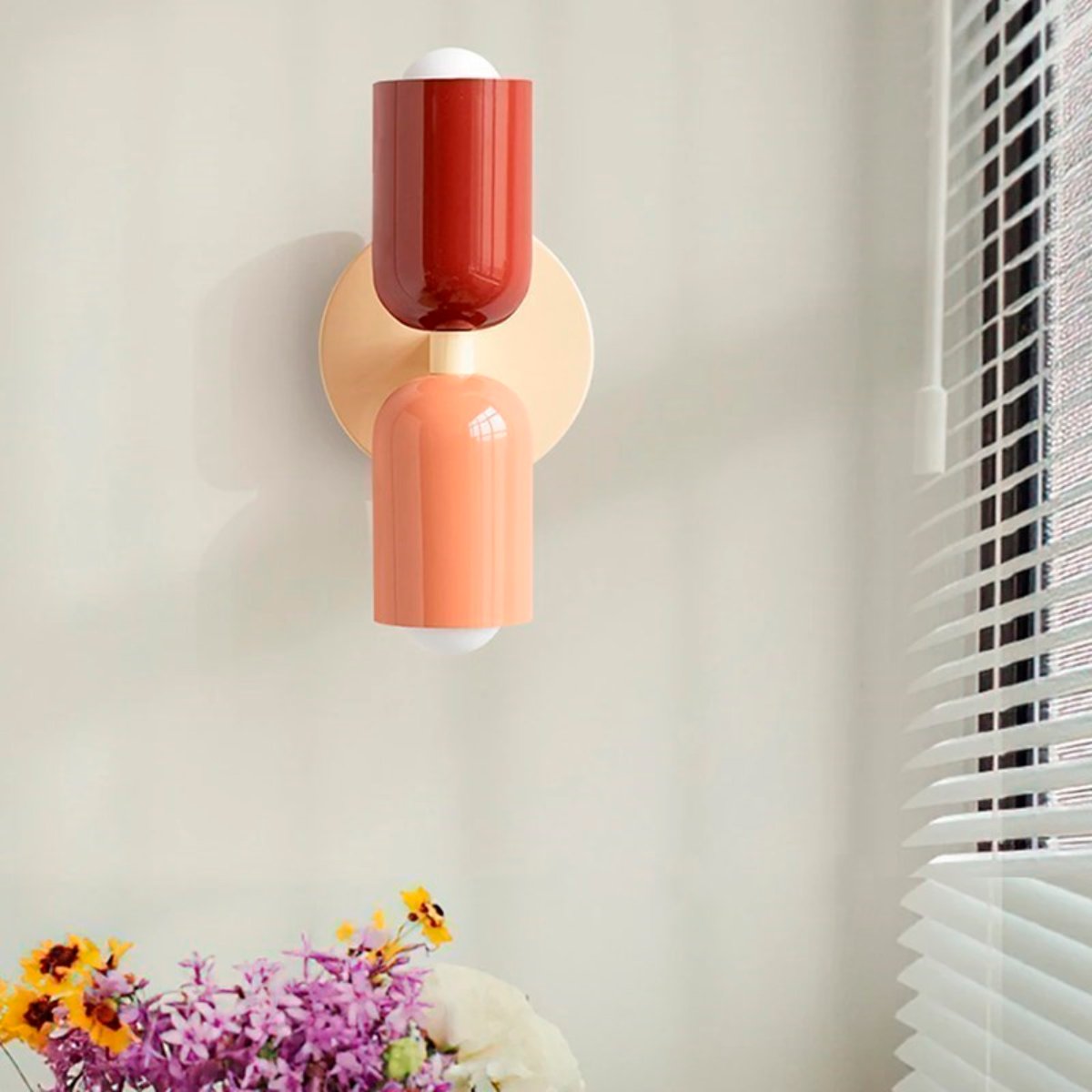 Minimalist Scandinavian Wall Lamp with LED Lighting