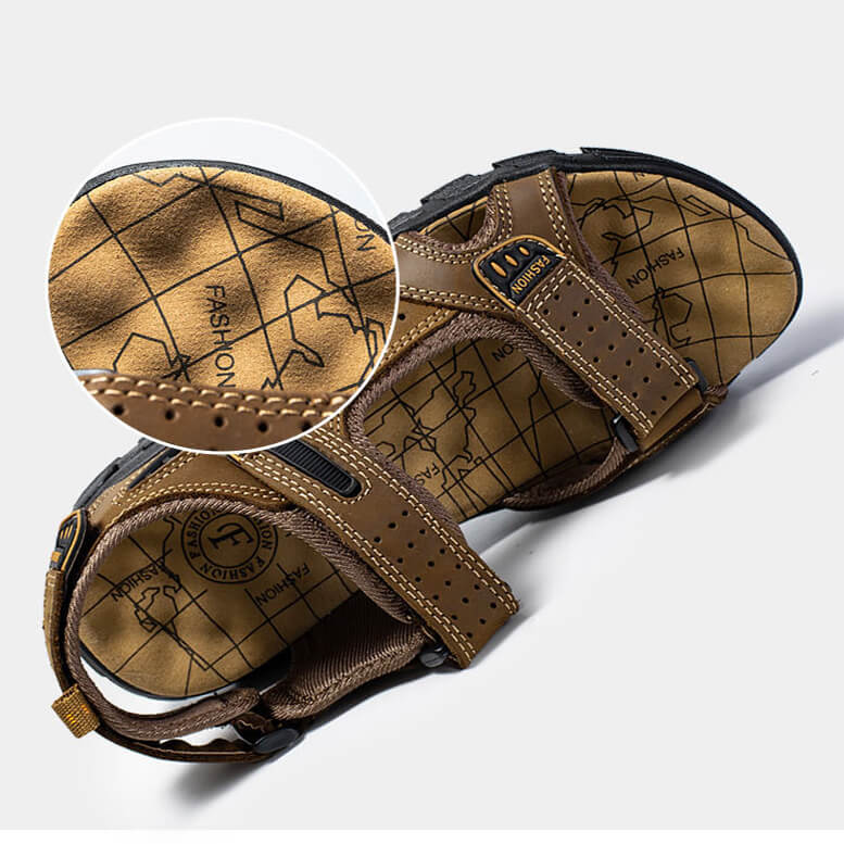Orthopedic Sandals with Cushioned Sole and Stable Support