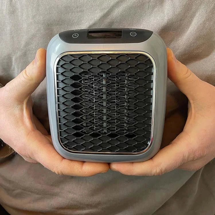 Portable 800W Space Heater with Timer and Tip-Over Protection