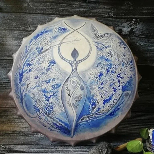 Tree of Life Handcrafted Shaman Drum β Meditation & Sound Healing Instrument