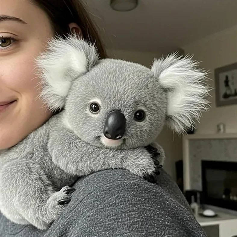 Weighted Plush Koala Toy with Ultra Soft Fabric and Realistic Design
