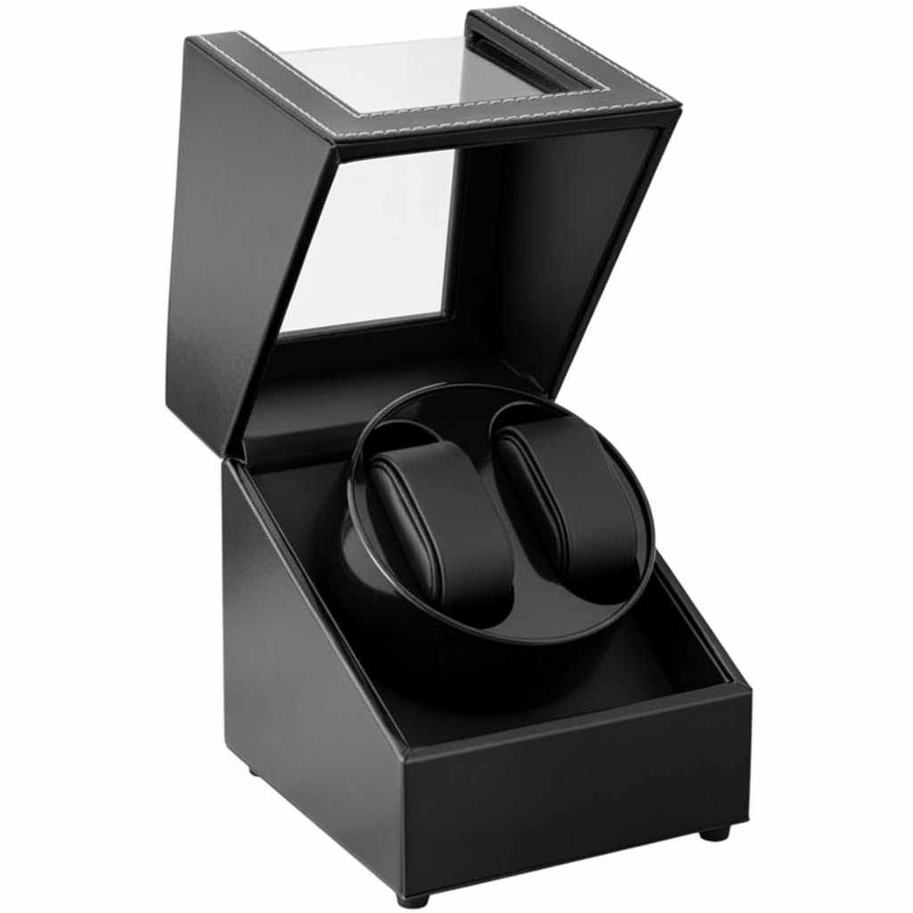 Werlona – Double Automatic Watch Winder with PU Leather Display Case