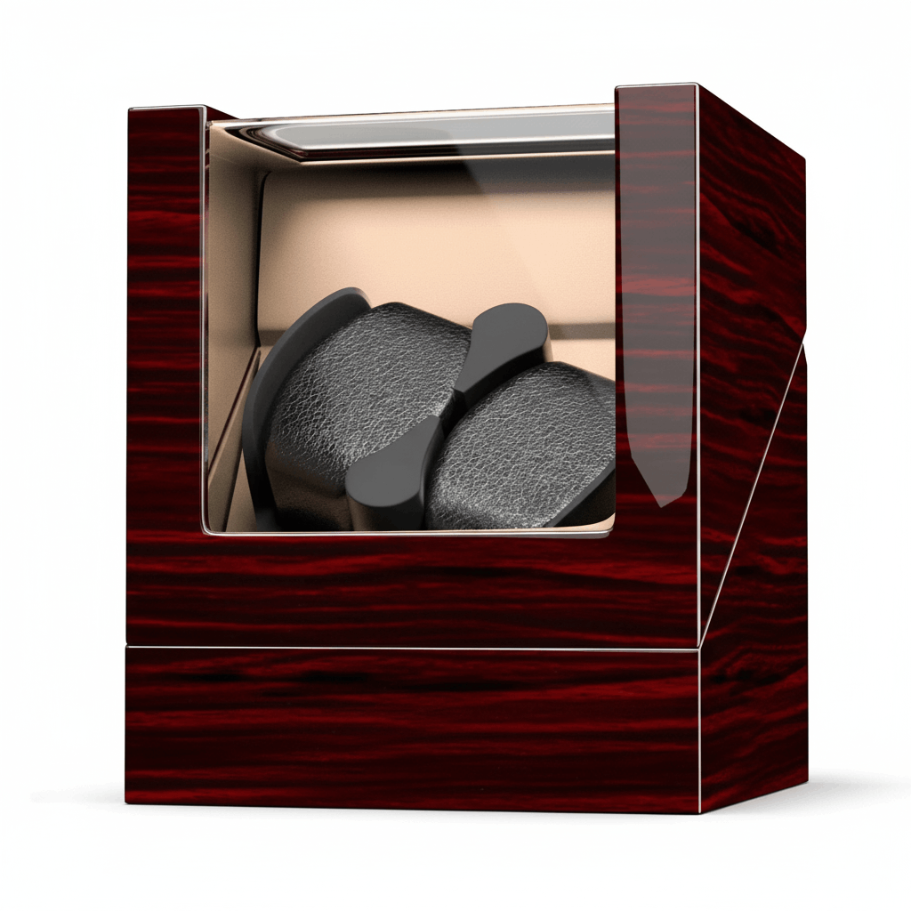 Werlona β Double Automatic Watch Winder with Wooden Case