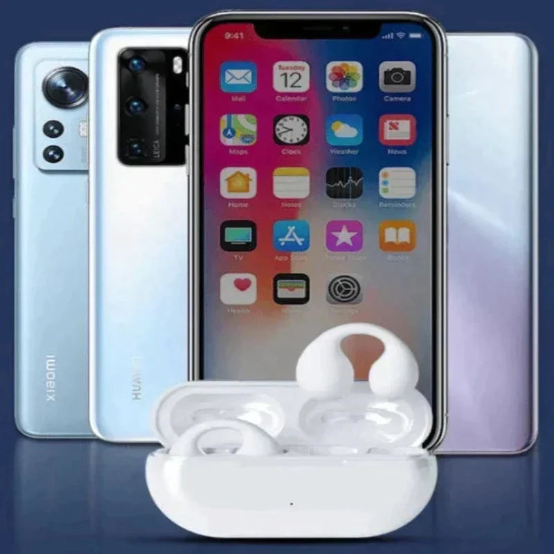 Wireless Bone Conduction Earphones with Open-Ear Design