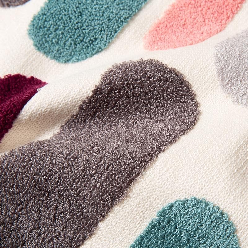 Woven Floral Cushion Cover with Modern Pattern and Zip Closure