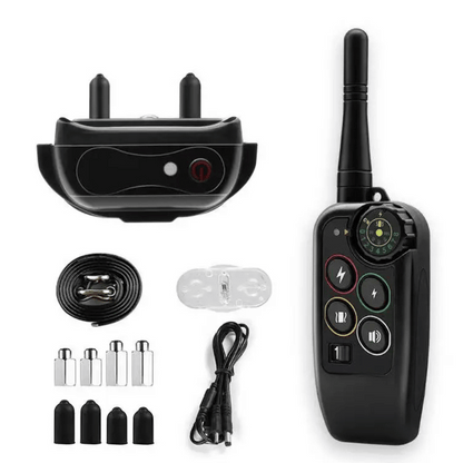 1000m Waterproof Dog Training Collar with Remote, Beep, Vibration and Stimulation Modes