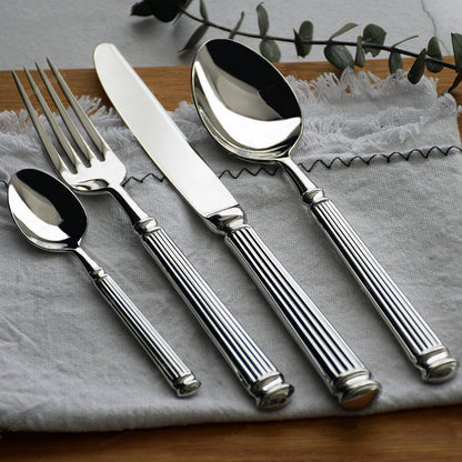 18/10 Stainless Steel Cutlery Set with Refined Finish and Polished Design
