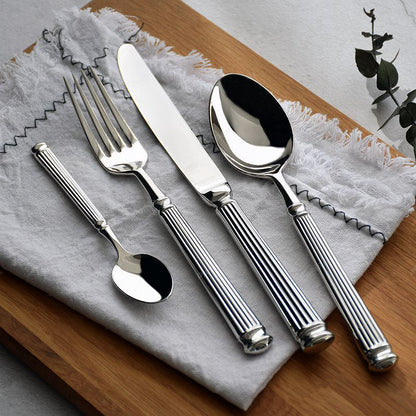 18/10 Stainless Steel Cutlery Set with Refined Finish and Polished Design