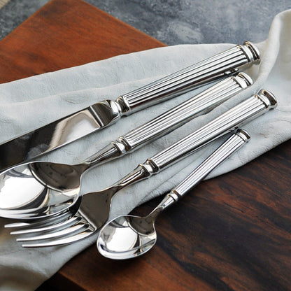 18/10 Stainless Steel Cutlery Set with Refined Finish and Polished Design