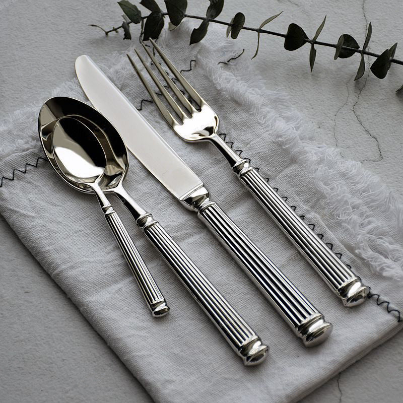 18/10 Stainless Steel Cutlery Set with Refined Finish and Polished Design
