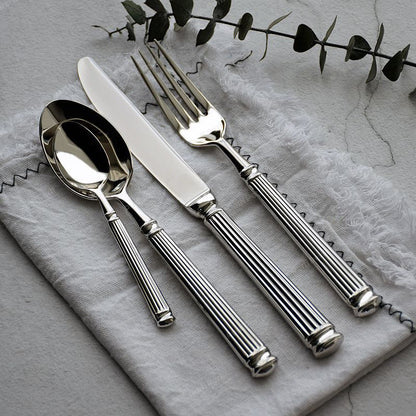 18/10 Stainless Steel Cutlery Set with Refined Finish and Polished Design