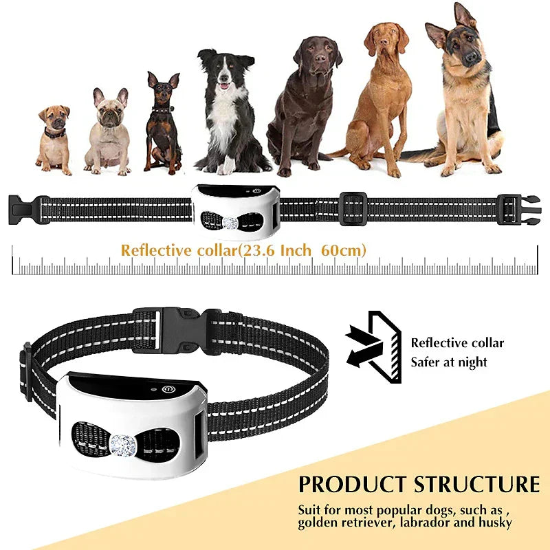 2 in 1 Wireless Dog Fence and Training Collar with Waterproof Design and Adjustable Range
