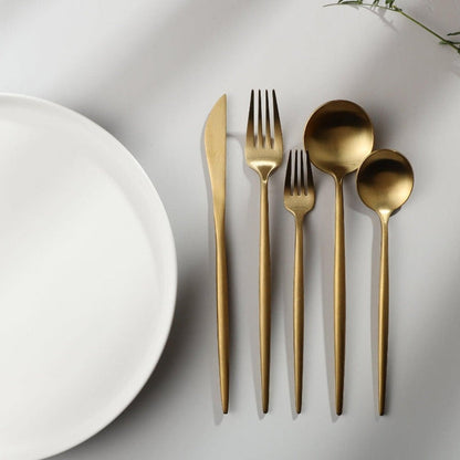 20-Piece 18/10 Stainless Steel Cutlery Set with Matte Finish