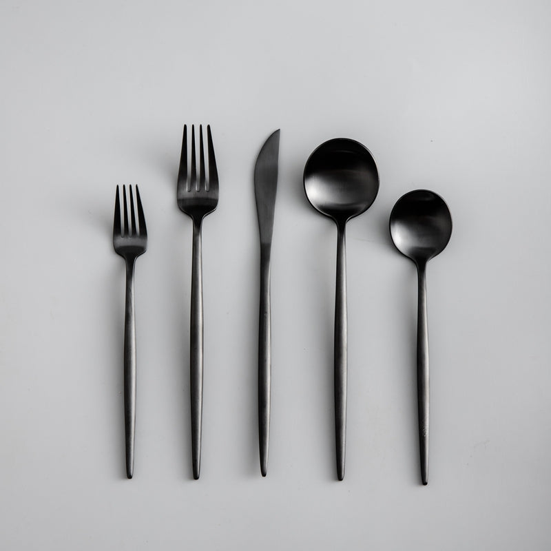 20-Piece 18/10 Stainless Steel Cutlery Set with Matte Finish