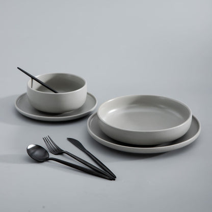 20-Piece 18/10 Stainless Steel Cutlery Set with Matte Finish