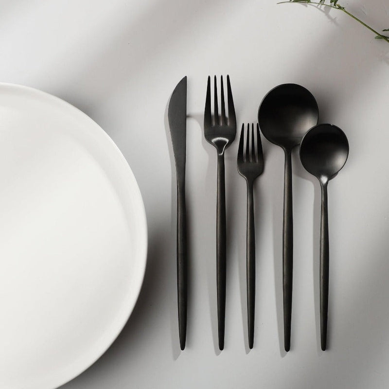 20-Piece 18/10 Stainless Steel Cutlery Set with Matte Finish