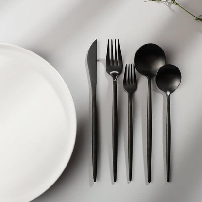 20-Piece 18/10 Stainless Steel Cutlery Set with Matte Finish