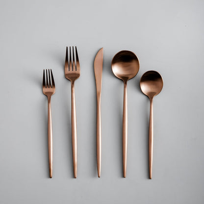 20-Piece 18/10 Stainless Steel Cutlery Set with Matte Finish