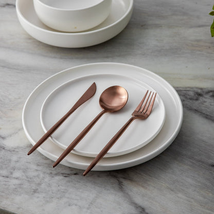 20-Piece 18/10 Stainless Steel Cutlery Set with Matte Finish