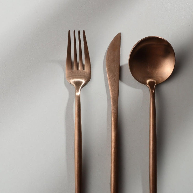 20-Piece 18/10 Stainless Steel Cutlery Set with Matte Finish