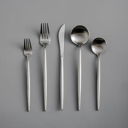 20-Piece 18/10 Stainless Steel Cutlery Set with Matte Finish