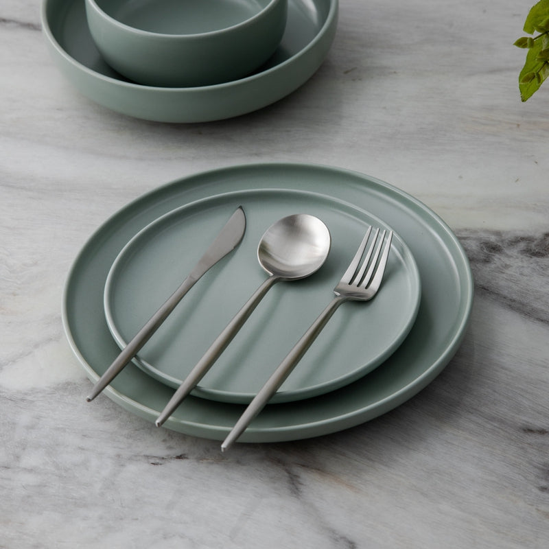 20-Piece 18/10 Stainless Steel Cutlery Set with Matte Finish