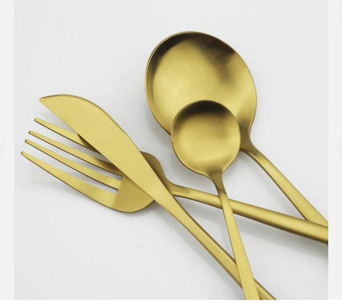 20-Piece 18/10 Stainless Steel Cutlery Set with Matte Finish