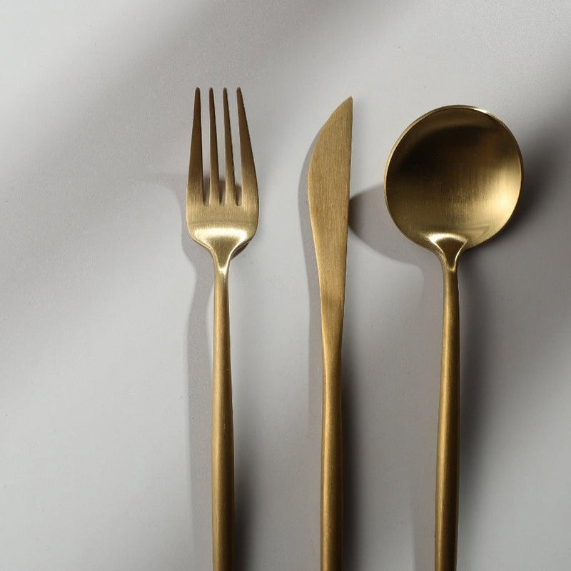 20-Piece 18/10 Stainless Steel Cutlery Set with Matte Finish