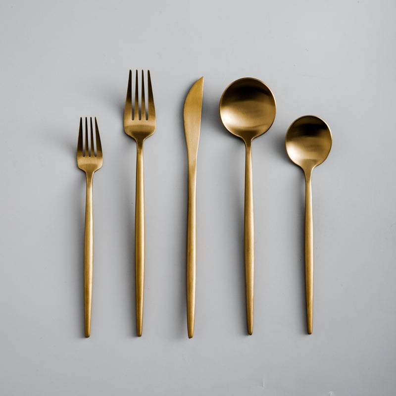 20-Piece 18/10 Stainless Steel Cutlery Set with Matte Finish