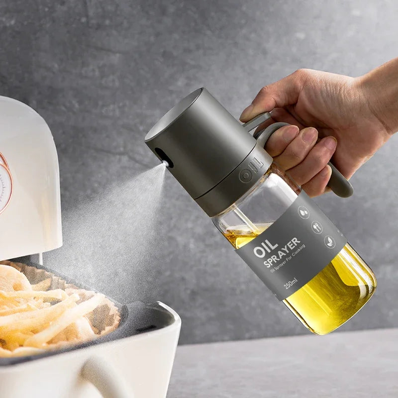 250 ml Borosilicate Glass Oil Spray Bottle for Cooking