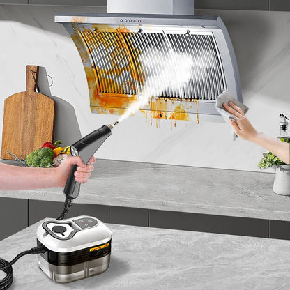 2500W High Pressure Steam Cleaner with 4 Nozzles for Multi-Surface Cleaning