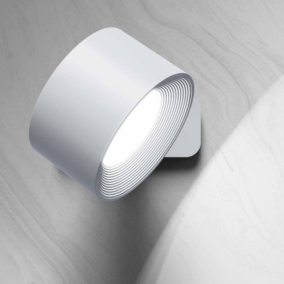 360° Wireless Wall Lamp with USB Charging and Touch Brightness Control