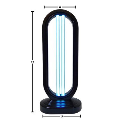 38W UV-C Disinfectant Bulb with 3-Mode Timer & Remote Control