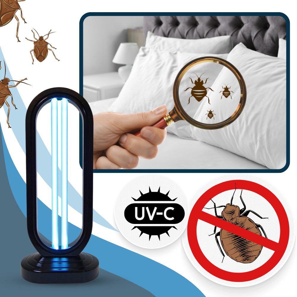 38W UV-C Disinfectant Bulb with 3-Mode Timer & Remote Control