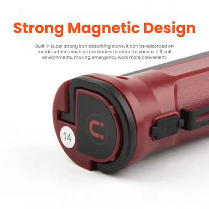 180° COB Work Light – USB Rechargeable, Compact & Waterproof