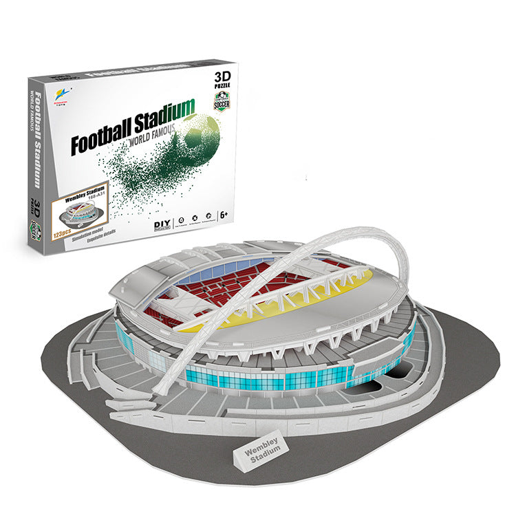 3D Football Stadium Puzzle Model for Teens and Adults