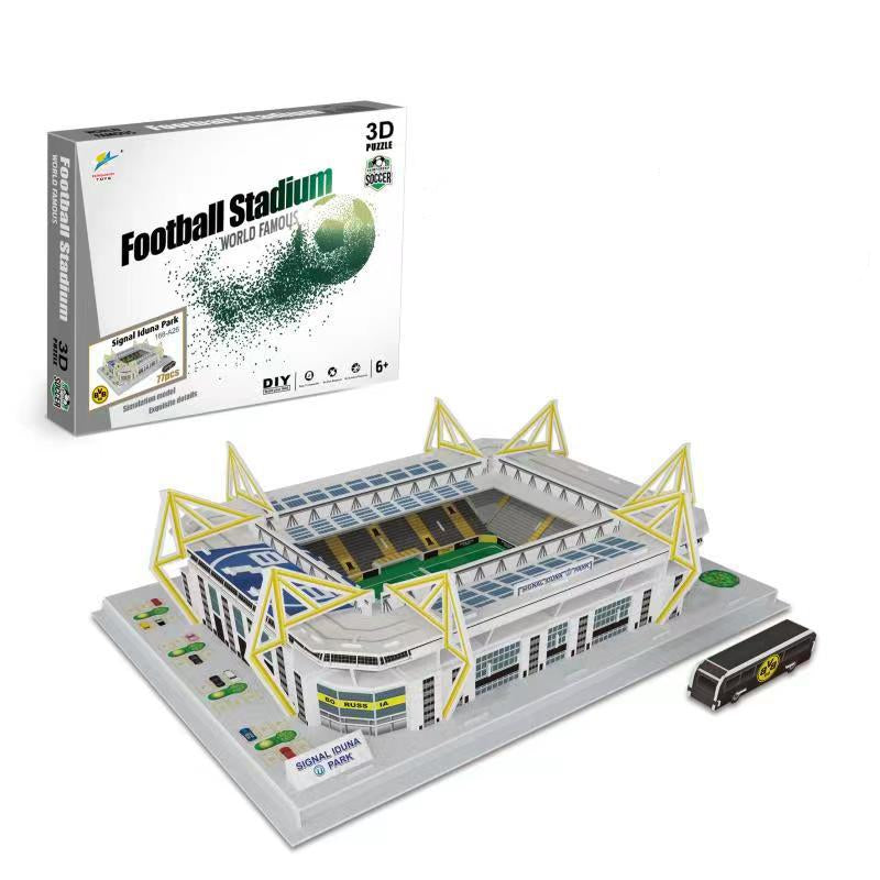 3D Football Stadium Puzzle Model for Teens and Adults