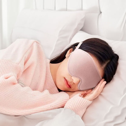 3D Memory Foam Sleep Mask with Light Blocking and Adjustable Fit