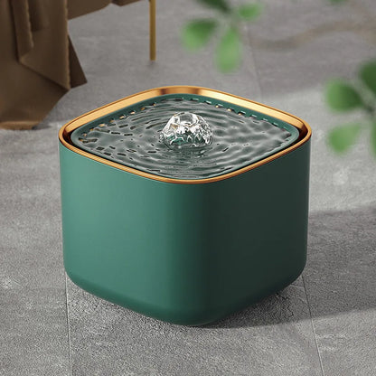 3L Pet Water Fountain with Quiet Pump and Filtered Water Flow