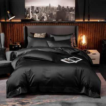 500TC Egyptian Cotton Bedding Set with Soft Feel and Breathable Comfort