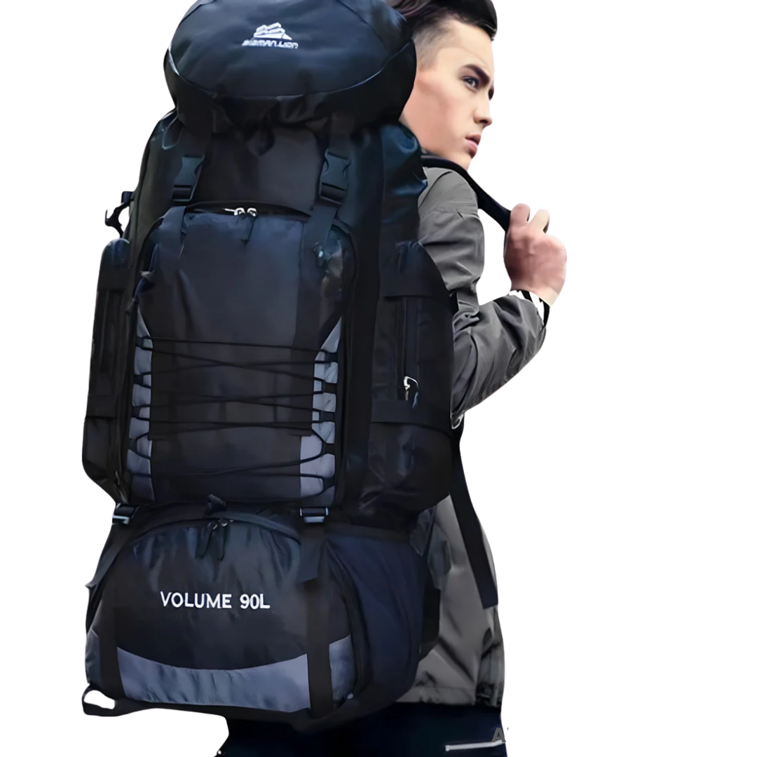90L Hiking Backpack - Waterproof, Lightweight & Comfortable